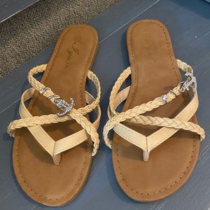Sandals with Anchor detail